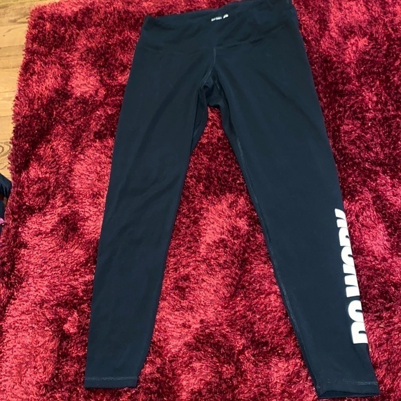 Old Navy black active wear yoga pants Sz L - Picture 6 of 11